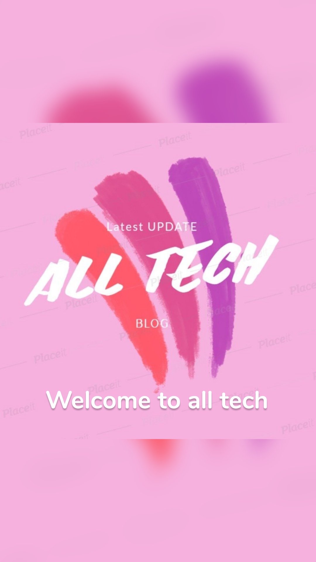 Welcome to all tech
